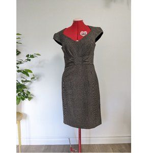 Le chateau - cap sleeve tweed dress